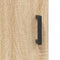 vidaXL - Hangkast - 69,5x34x90 - cm - sonoma - eikenkleurig