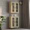 vidaXL - Hangkast - 69,5x34x90 - cm - sonoma - eikenkleurig
