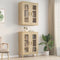 vidaXL - Hangkast - 69,5x34x90 - cm - sonoma - eikenkleurig