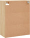 vidaXL - Hangkast - 69,5x34x90 - cm - sonoma - eikenkleurig