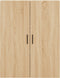 vidaXL - Hangkast - 69,5x34x90 - cm - sonoma - eikenkleurig
