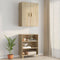 vidaXL - Hangkast - 69,5x34x90 - cm - sonoma - eikenkleurig