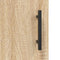 vidaXL - Hangkast - 69,5x34x90 - cm - sonoma - eikenkleurig