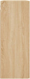 vidaXL - Hangkast - 69,5x34x90 - cm - sonoma - eikenkleurig