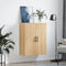 vidaXL - Hangkast - 69,5x34x90 - cm - sonoma - eikenkleurig