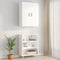 vidaXL - Hangkast - 69,5x34x90 - cm - wit