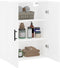 vidaXL - Hangkast - 69,5x34x90 - cm - wit