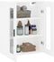 vidaXL - Hangkast - 69,5x34x90 - cm - wit