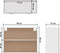 vidaXL - Hangkast - 80x31x60 - cm - bewerkt - hout - betongrijs