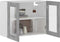 vidaXL - Hangkast - 80x31x60 - cm - bewerkt - hout - betongrijs