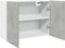 vidaXL - Hangkast - 80x31x60 - cm - bewerkt - hout - betongrijs