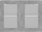 vidaXL - Hangkast - 80x31x60 - cm - bewerkt - hout - betongrijs