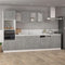 vidaXL - Hangkast - 80x31x60 - cm - bewerkt - hout - betongrijs