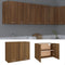 vidaXL - Hangkast - 80x31x60 - cm - bewerkt - hout - bruin - eikenkleur