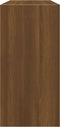 vidaXL - Hangkast - 80x31x60 - cm - bewerkt - hout - bruin - eikenkleur