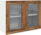 vidaXL - Hangkast - 80x31x60 - cm - bewerkt - hout - oud - houtkleurig