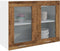 vidaXL - Hangkast - 80x31x60 - cm - bewerkt - hout - oud - houtkleurig