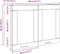 vidaXL - Hangkast - 80x31x60 - cm - bewerkt - hout - oud - houtkleurig