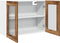 vidaXL - Hangkast - 80x31x60 - cm - bewerkt - hout - oud - houtkleurig