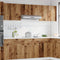 vidaXL - Hangkast - 80x31x60 - cm - bewerkt - hout - oud - houtkleurig