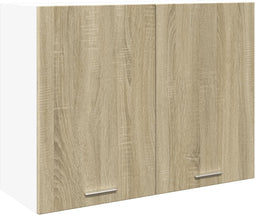 vidaXL - Hangkast - 80x31x60 - cm - bewerkt - hout - sonoma - eikenkleurig