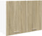 vidaXL - Hangkast - 80x31x60 - cm - bewerkt - hout - sonoma - eikenkleurig