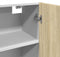 vidaXL - Hangkast - 80x31x60 - cm - bewerkt - hout - sonoma - eikenkleurig
