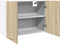 vidaXL - Hangkast - 80x31x60 - cm - bewerkt - hout - sonoma - eikenkleurig