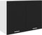 vidaXL - Hangkast - 80x31x60 - cm - bewerkt - hout - zwart