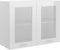 vidaXL - Hangkast - 80x31x60 - cm - spaanplaat - hoogglans - wit