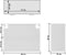 vidaXL - Hangkast - 80x31x60 - cm - spaanplaat - hoogglans - wit