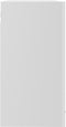 vidaXL - Hangkast - 80x31x60 - cm - spaanplaat - hoogglans - wit