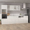 vidaXL - Hangkast - 80x31x60 - cm - spaanplaat - hoogglans - wit