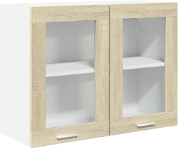 vidaXL - Hangkast - 80x31x60 - cm - spaanplaat - sonoma - eikenkleurig