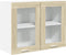 vidaXL - Hangkast - 80x31x60 - cm - spaanplaat - sonoma - eikenkleurig
