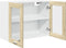 vidaXL - Hangkast - 80x31x60 - cm - spaanplaat - sonoma - eikenkleurig