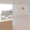 vidaXL - Hangkast - 80x31x60 - cm - spaanplaat - wit