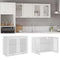 vidaXL - Hangkast - 80x31x60 - cm - spaanplaat - wit