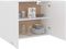 vidaXL - Hangkast - 80x31x60 - cm - spaanplaat - wit