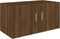 vidaXL - Hangkast - 80x39x40 - cm - bewerkt - hout - bruin - eikenkleur