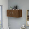 vidaXL - Hangkast - 80x39x40 - cm - bewerkt - hout - bruin - eikenkleur