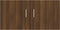 vidaXL - Hangkast - 80x39x40 - cm - bewerkt - hout - bruin - eikenkleur