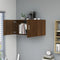 vidaXL - Hangkast - 80x39x40 - cm - bewerkt - hout - bruin - eikenkleur