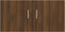 vidaXL - Hangkast - 80x39x40 - cm - bewerkt - hout - bruin - eikenkleur