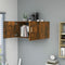 vidaXL - Hangkast - 80x39x40 - cm - bewerkt - hout - gerookt - eikenkleurig