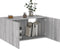 vidaXL - Hangkast - 80x39x40 - cm - bewerkt - hout - grijs - sonoma - eikenkleurig