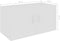 vidaXL - Hangkast - 80x39x40 - cm - bewerkt - hout - wit