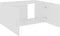 vidaXL - Hangkast - 80x39x40 - cm - bewerkt - hout - wit