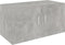 vidaXL - Hangkast - 80x39x40 - cm - spaanplaat - betongrijs