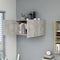 vidaXL - Hangkast - 80x39x40 - cm - spaanplaat - betongrijs